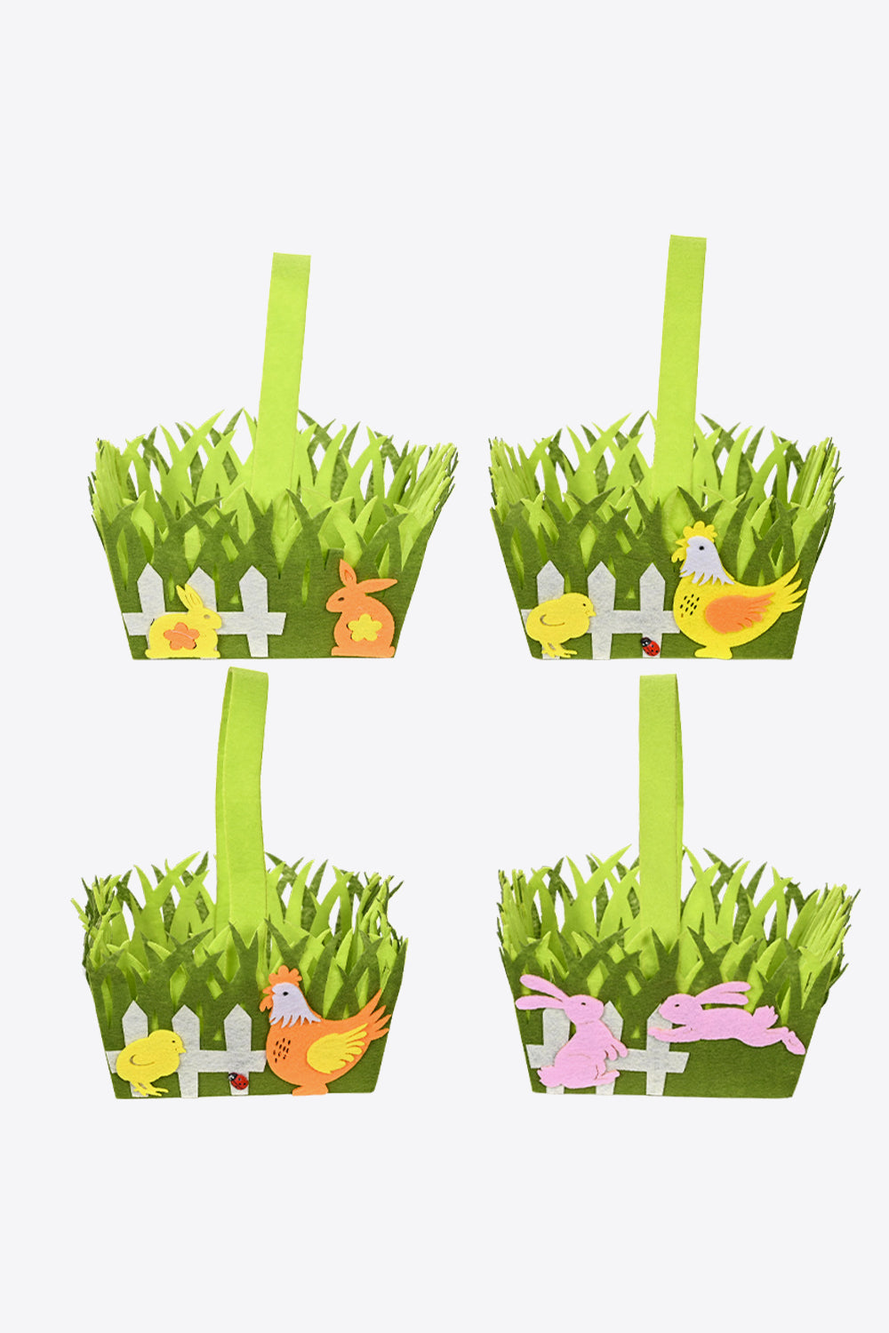 Random 2-Pack Animal Graphic Easter Baskets