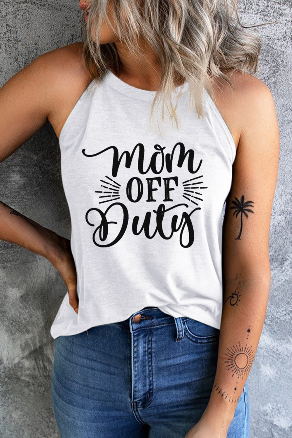 MOM OFF DUTY Graphic Tank